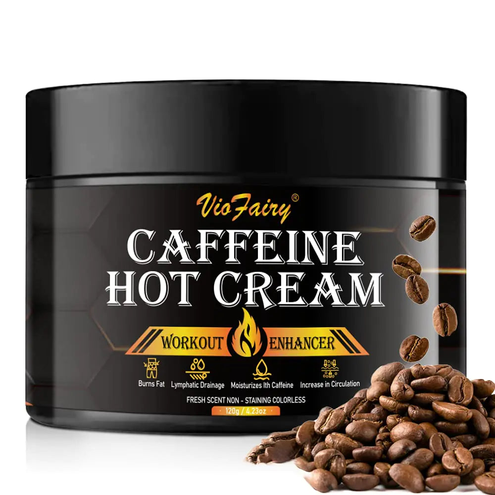 Caffeine Anti Cellulite Hot Cream Body Sculpting Cellulite Workout Cream for Women & Men Anti-Cellulite Remover Creams Natural Sweat Workout Enhancer Thighs Belly Butt Firming Legs Slimming Cream