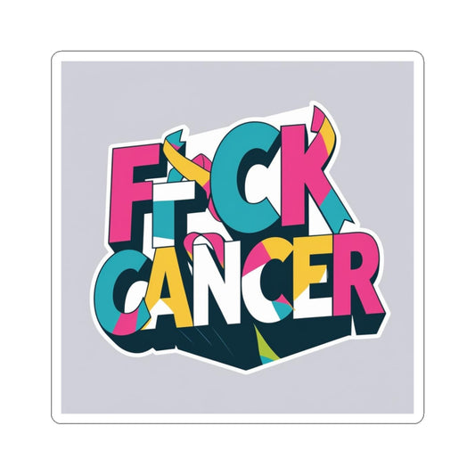 Bold Cancer Awareness Stickers, Motivational Stickers, Inspirational Decor, Laptop Stickers, Gift for Fighters