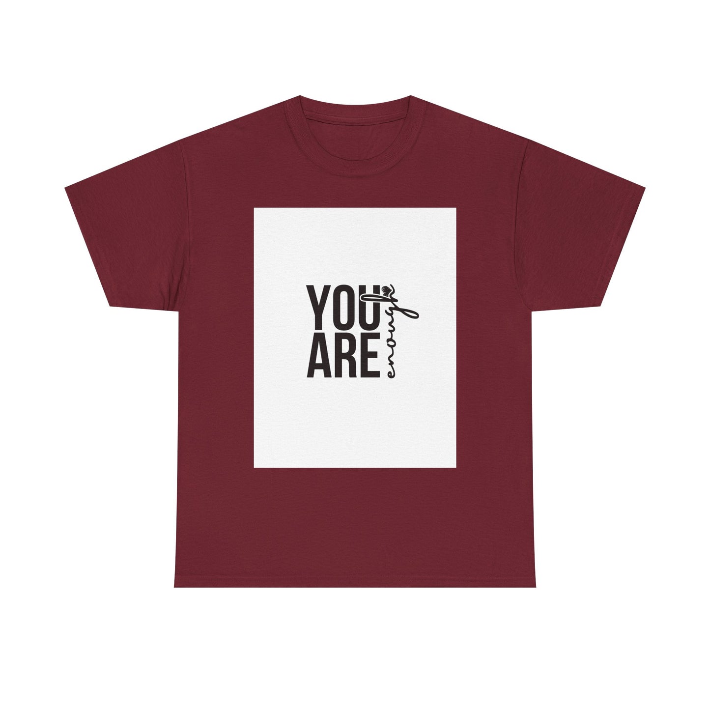 Inspirational Unisex Heavy Cotton Tee - Motivational Shirt, Gift for Friends, Positive Affirmation, Casual Wear, Everyday Comfort