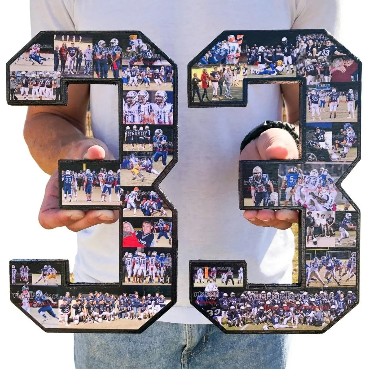 12 Inch Senior Night Number With Pictures Inside | "Happy Customer!"