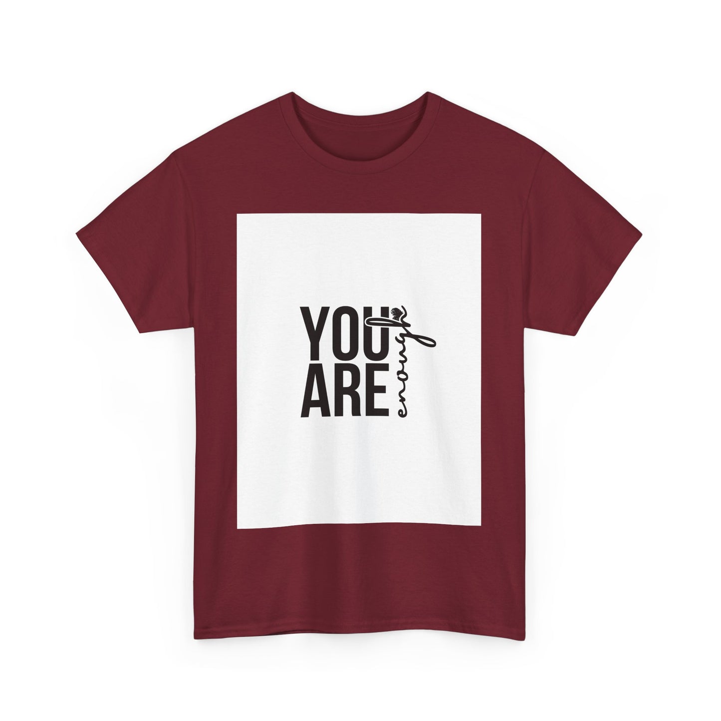 Inspirational Unisex Heavy Cotton Tee - Motivational Shirt, Gift for Friends, Positive Affirmation, Casual Wear, Everyday Comfort