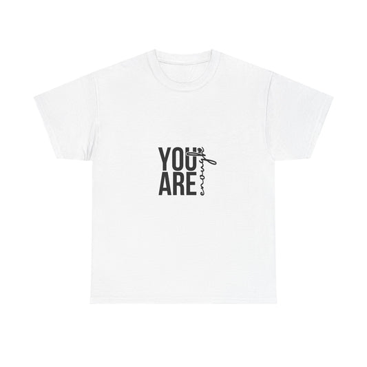 Inspirational Unisex Heavy Cotton Tee - Motivational Shirt, Gift for Friends, Positive Affirmation, Casual Wear, Everyday Comfort