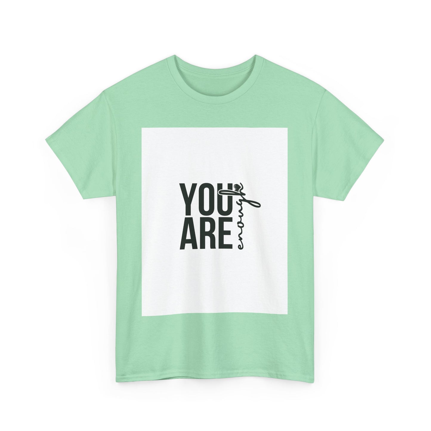 Inspirational Unisex Heavy Cotton Tee - Motivational Shirt, Gift for Friends, Positive Affirmation, Casual Wear, Everyday Comfort