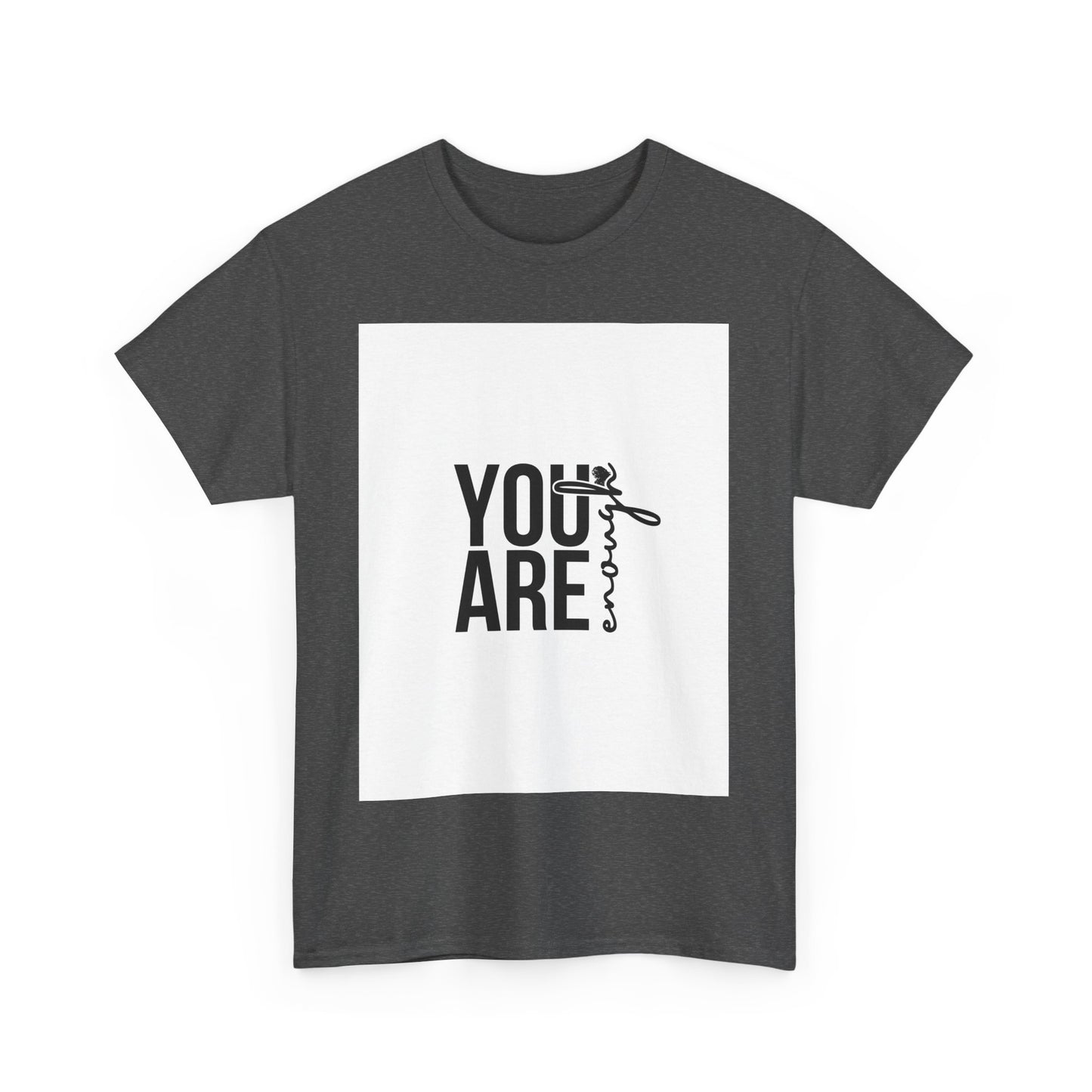 Inspirational Unisex Heavy Cotton Tee - Motivational Shirt, Gift for Friends, Positive Affirmation, Casual Wear, Everyday Comfort