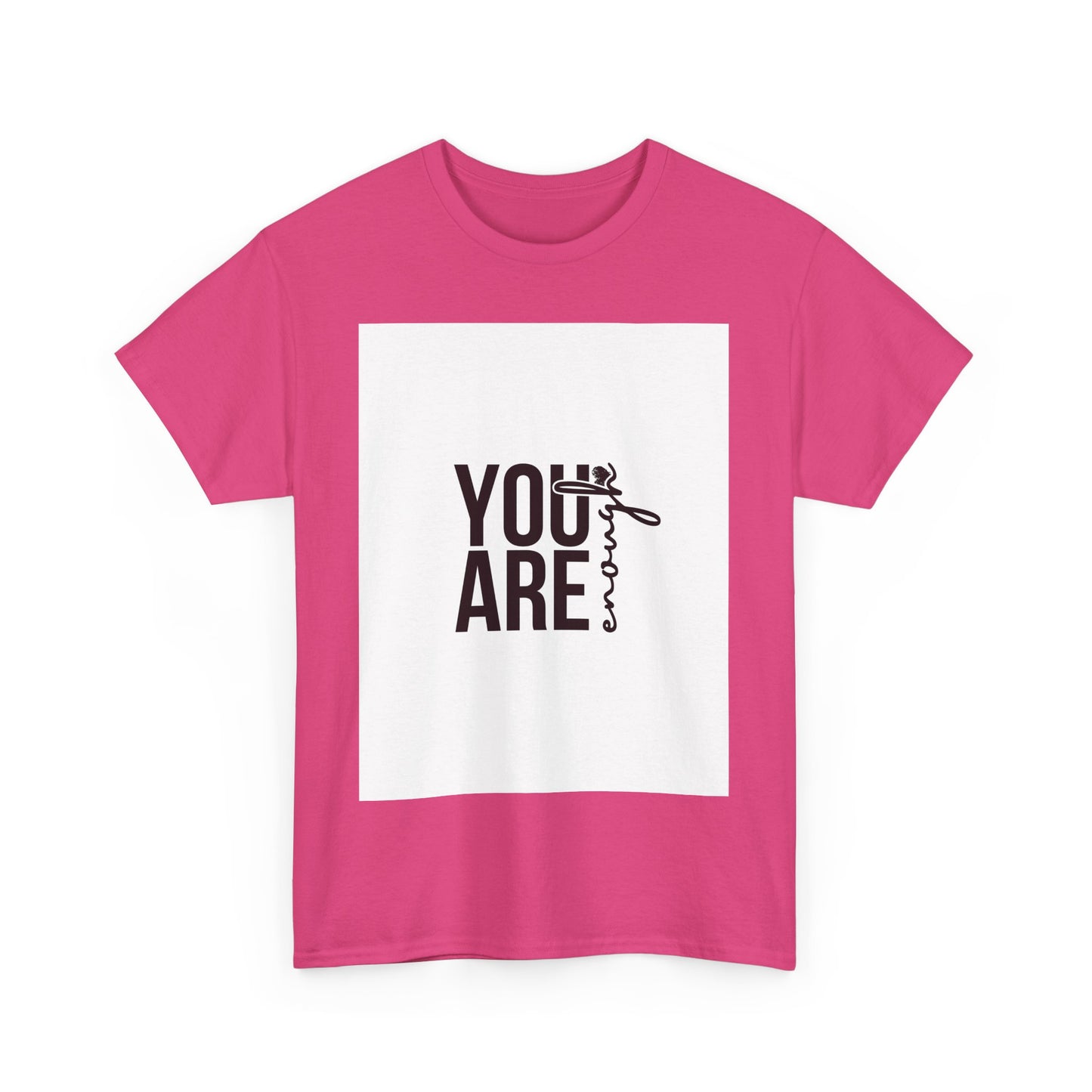 Inspirational Unisex Heavy Cotton Tee - Motivational Shirt, Gift for Friends, Positive Affirmation, Casual Wear, Everyday Comfort