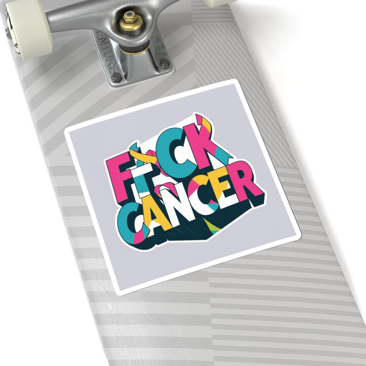 Bold Cancer Awareness Stickers, Motivational Stickers, Inspirational Decor, Laptop Stickers, Gift for Fighters