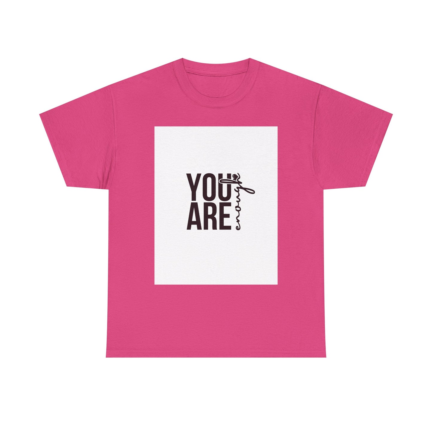 Inspirational Unisex Heavy Cotton Tee - Motivational Shirt, Gift for Friends, Positive Affirmation, Casual Wear, Everyday Comfort