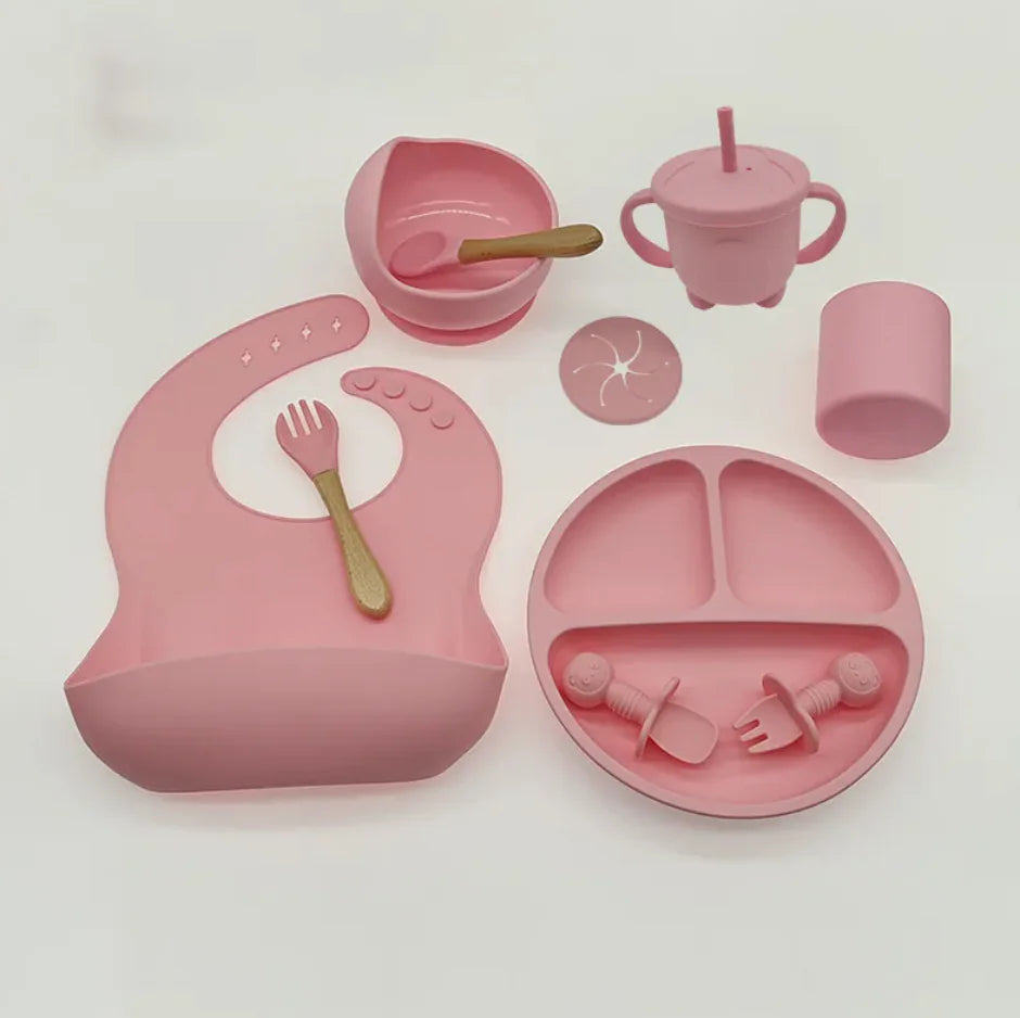 Silicone Baby Self-Feeding Set