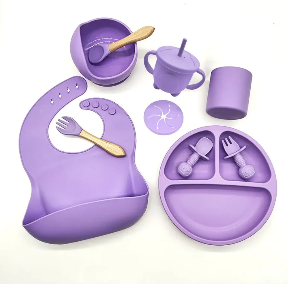 Silicone Baby Self-Feeding Set