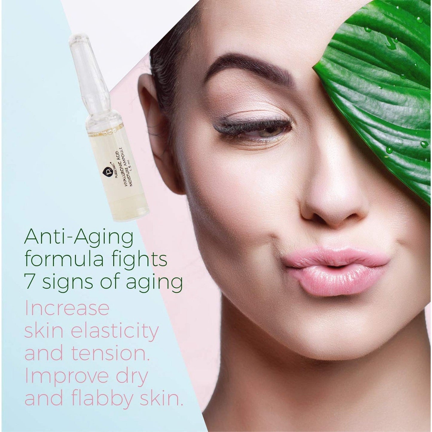 100% Hyaluronic Acid & Natural Moisturizing Serum Ampoule Set-3