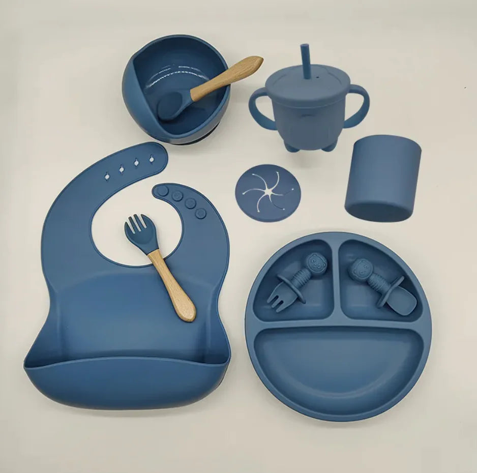 Silicone Baby Self-Feeding Set