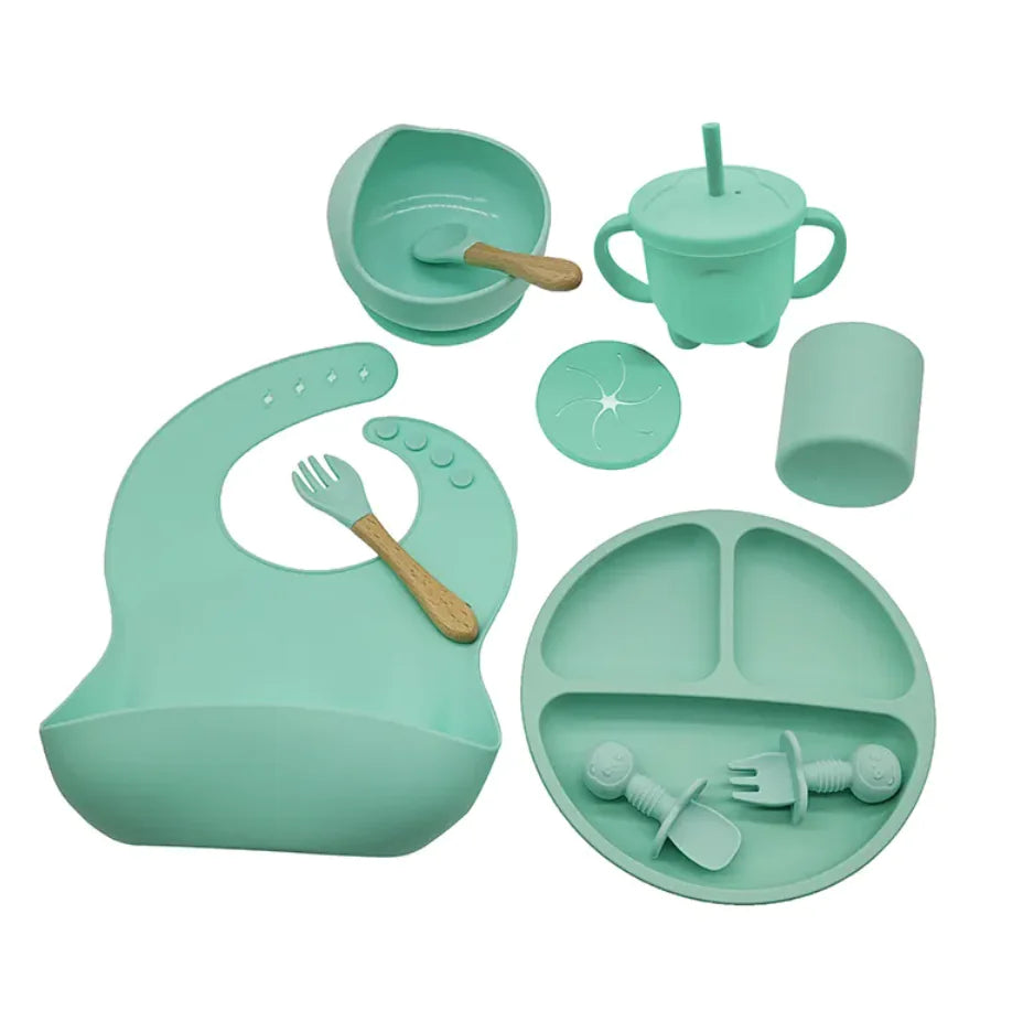 Silicone Baby Self-Feeding Set