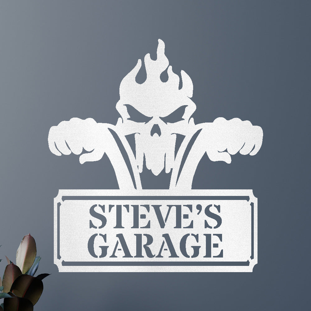 Custom Metal Wall Art - Personalized Dad's Motorcycle Sign