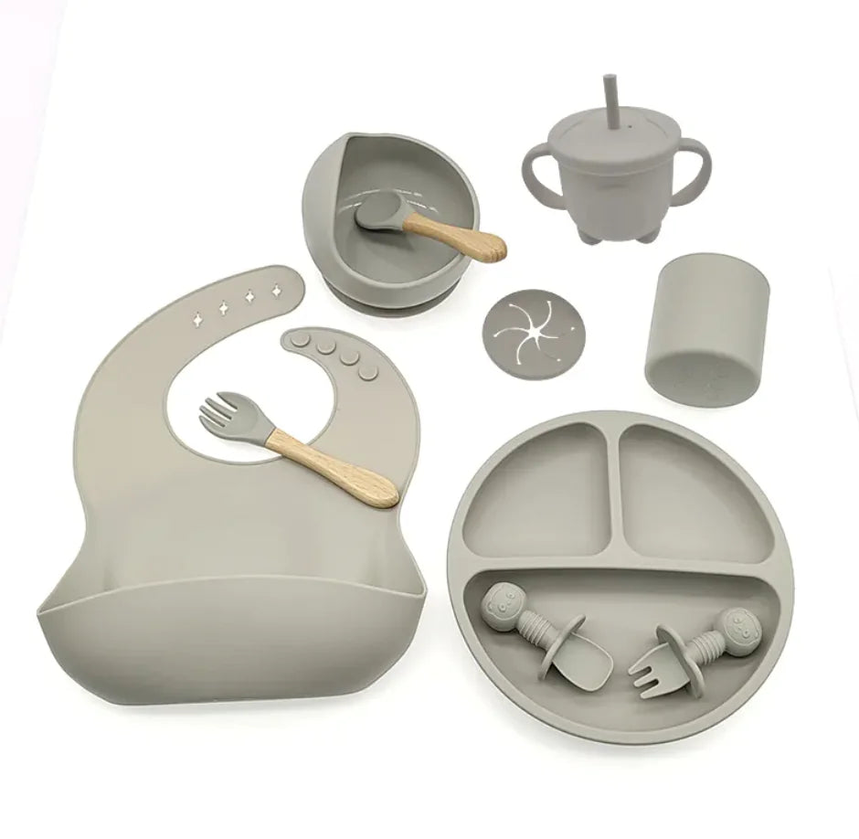 Silicone Baby Self-Feeding Set