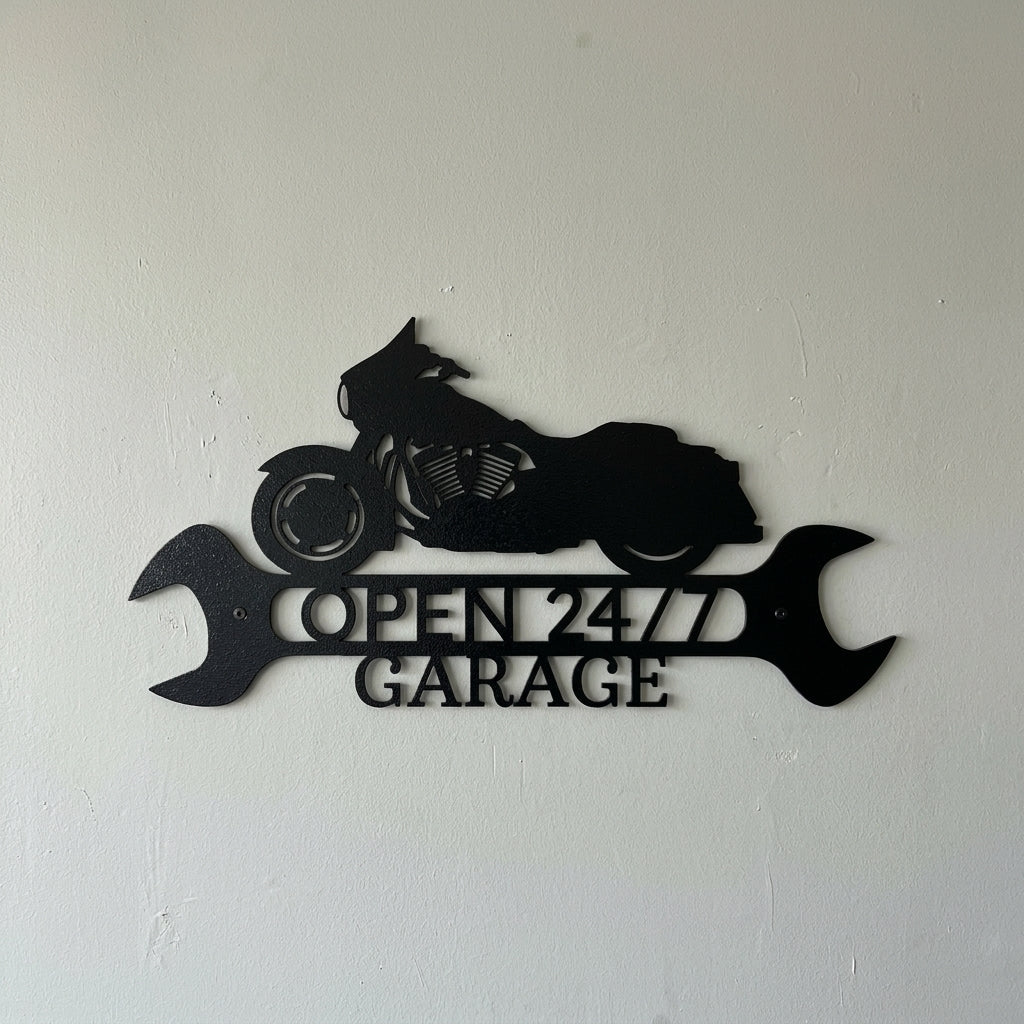 Custom Metal Wall Art - Personalized Garage Sign