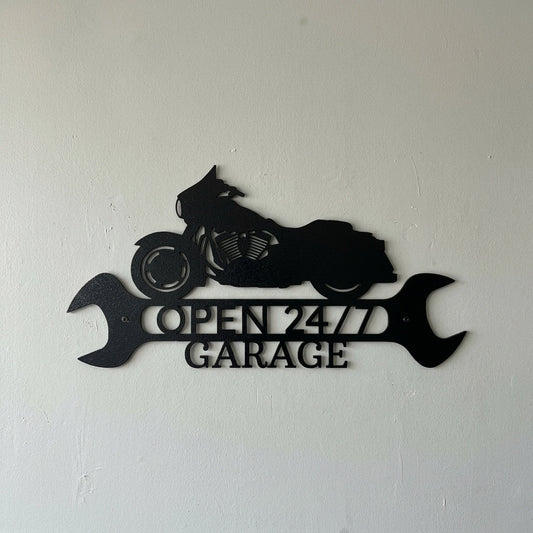 Custom Metal Wall Art - Personalized Garage Sign