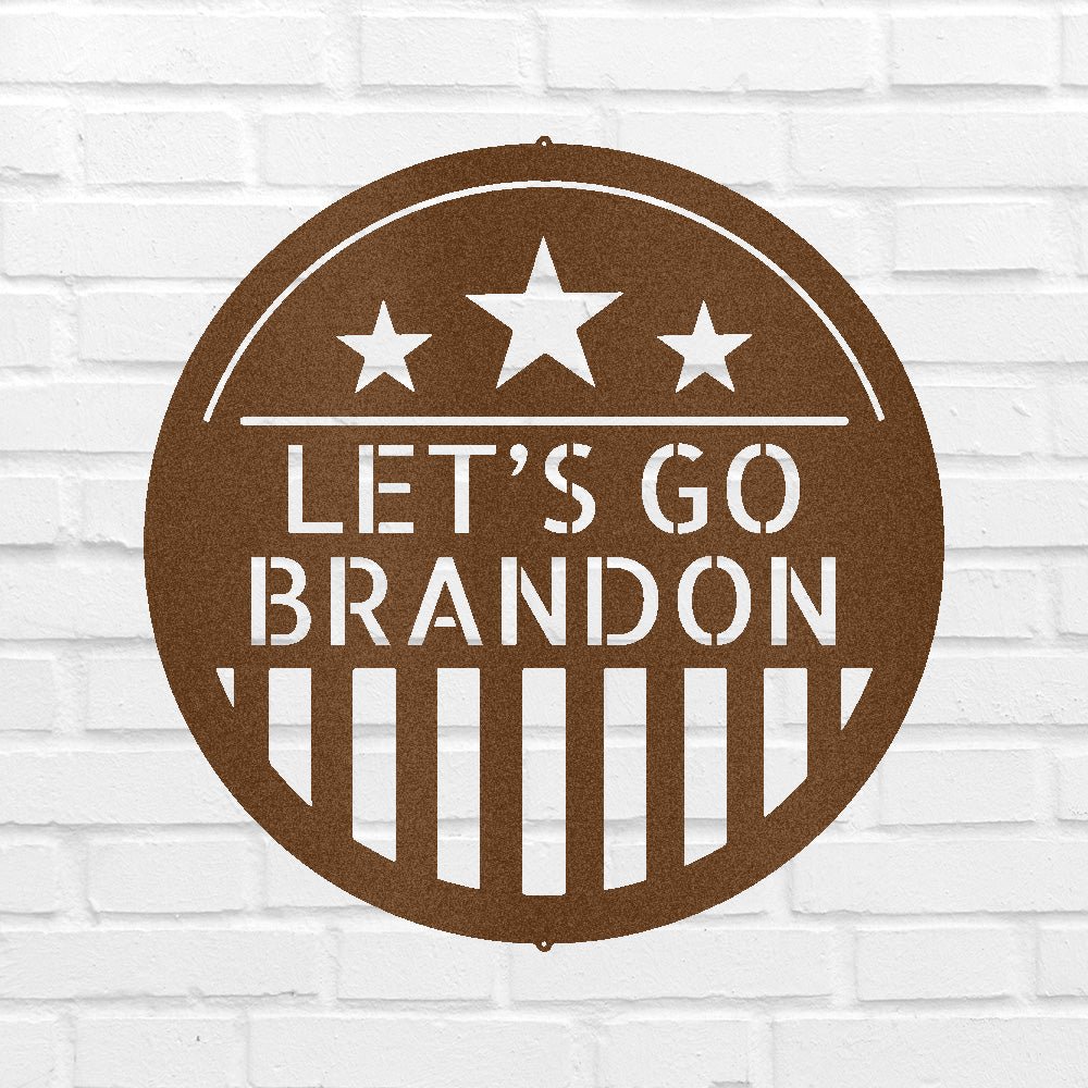 Custom Metal Wall Art - Personalized Patriotic Sign