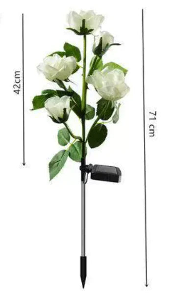 Luminous Solar Rose Lights