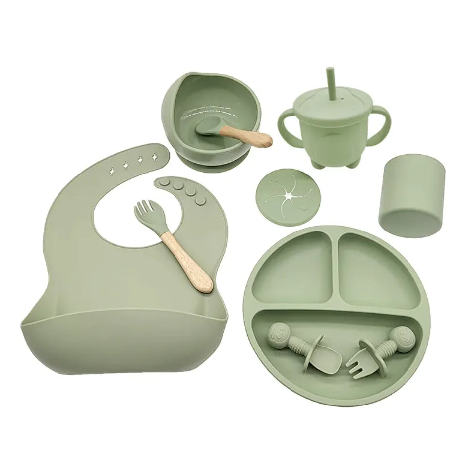 Silicone Baby Self-Feeding Set