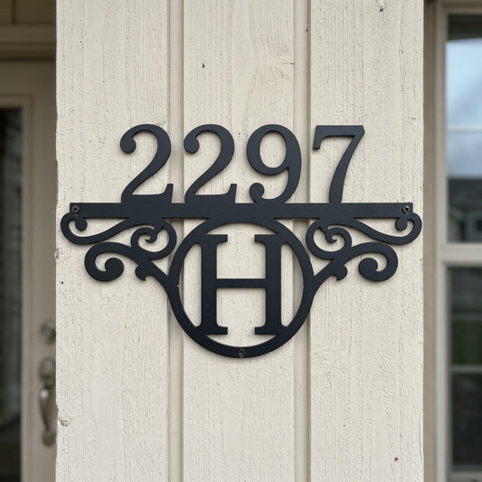 Custom Metal Wall Art - Personalized Address Sign