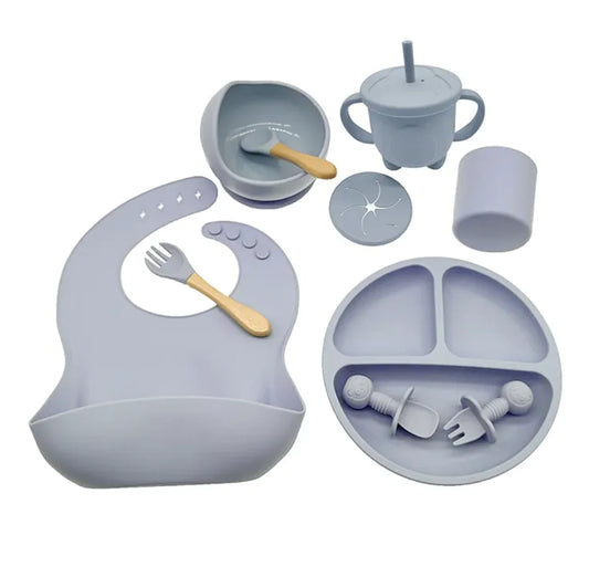 Silicone Baby Self-Feeding Set