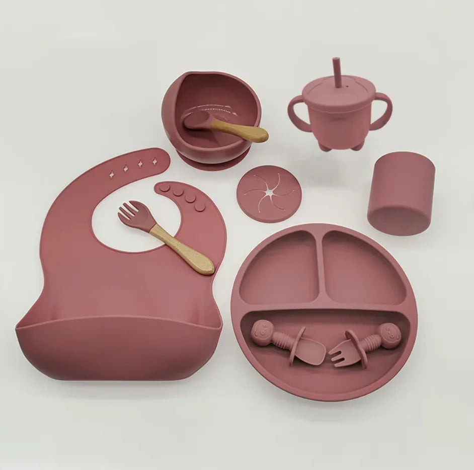 Silicone Baby Self-Feeding Set