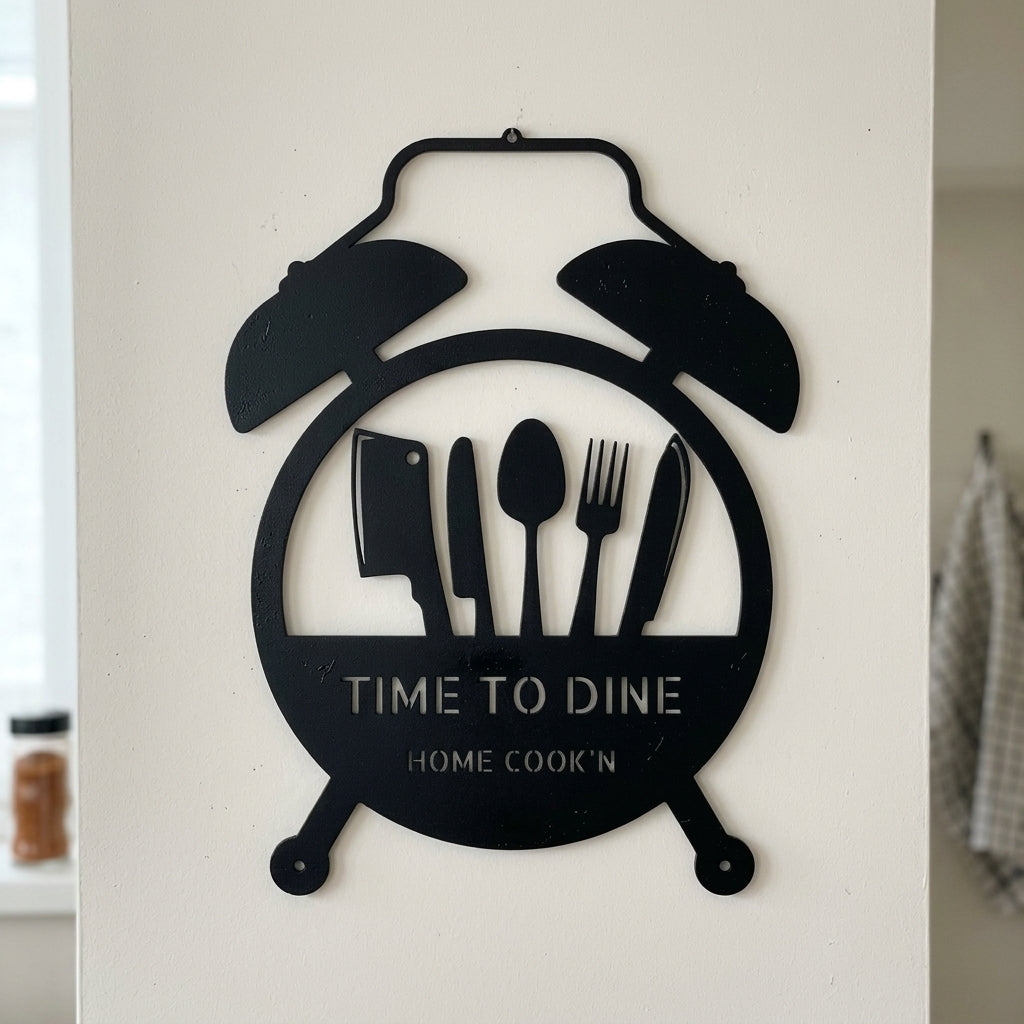 Custom Metal Wall Art - Personalized Kitchen Sign