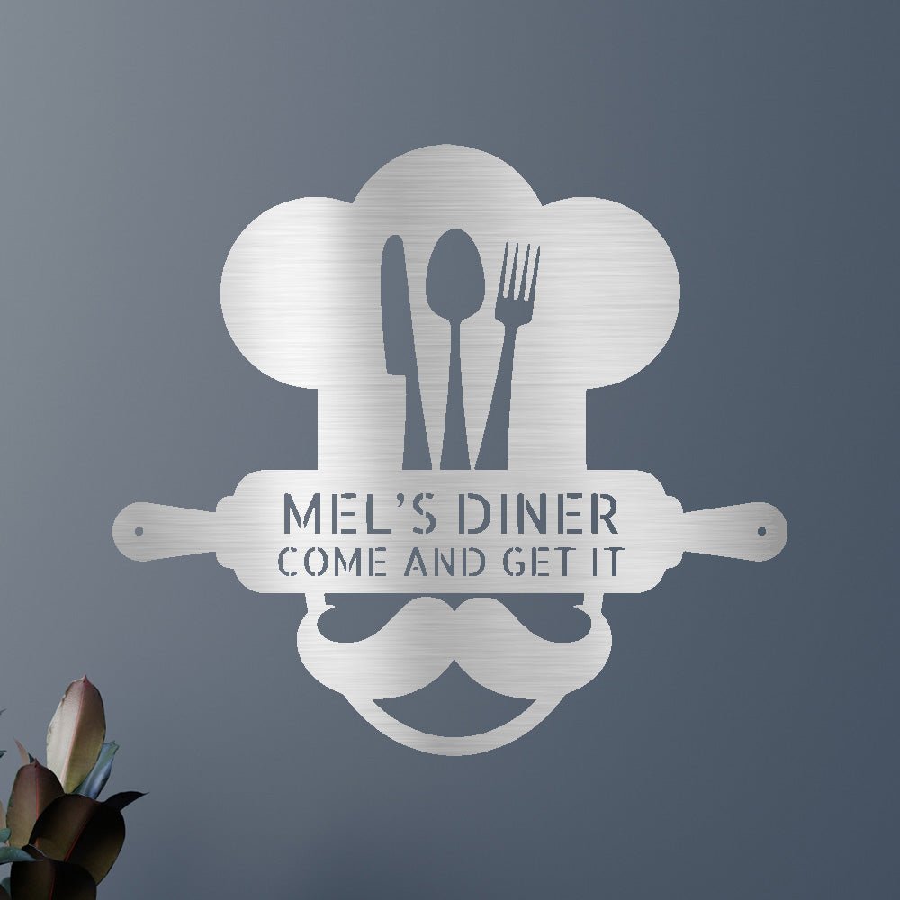 Custom Metal Wall Art - Personalized Kitchen Sign