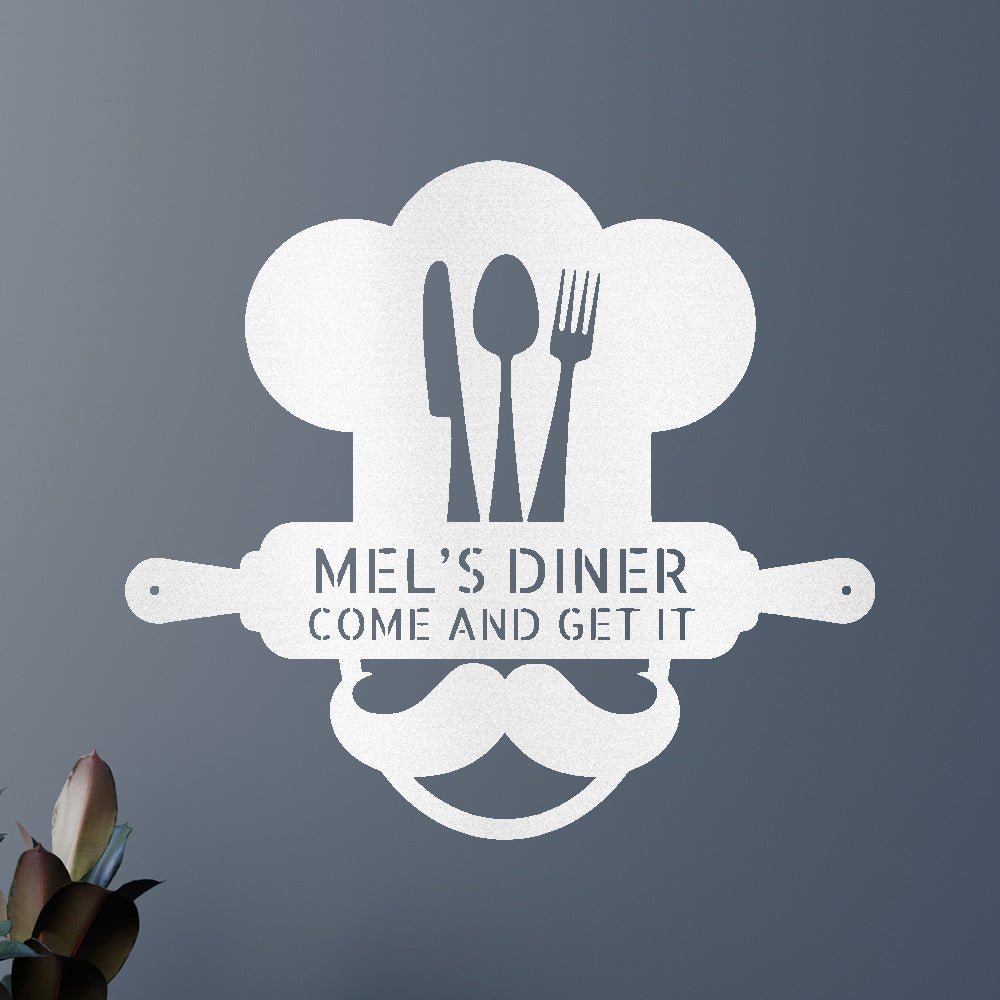 Custom Metal Wall Art - Personalized Kitchen Sign