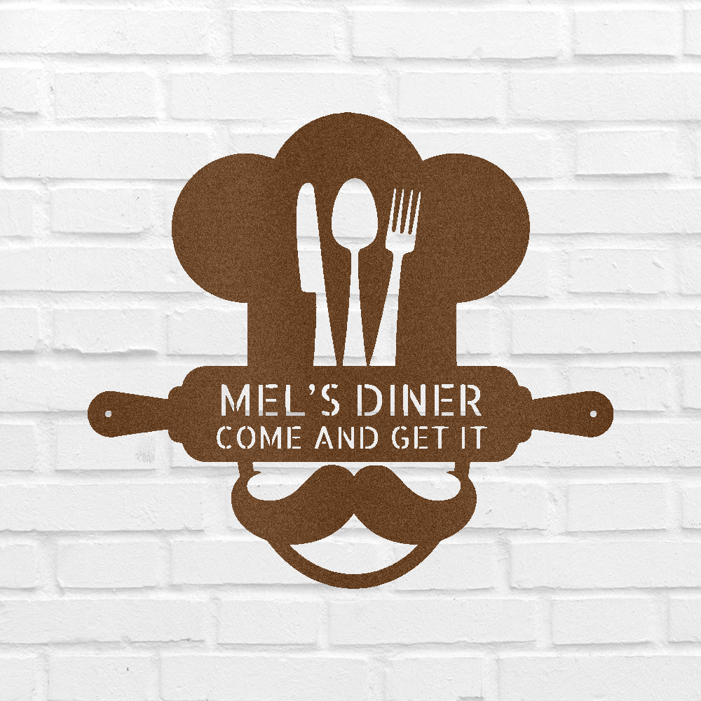 Custom Metal Wall Art - Personalized Kitchen Sign