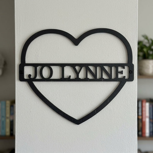 Custom Metal Wall Art - Personalized Mom Name Sign