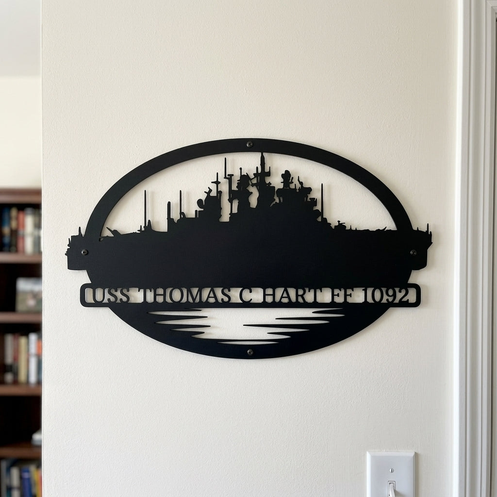 Custom Metal Wall Art - Personalized Navy SEAL Sign