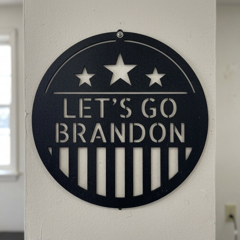 Custom Metal Wall Art - Personalized Patriotic Sign