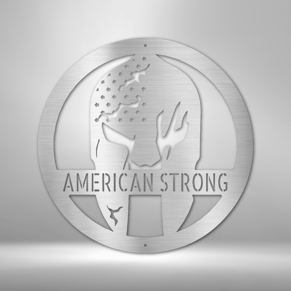 Custom Metal Wall Art - Personalized Home Gym Spartan Sign