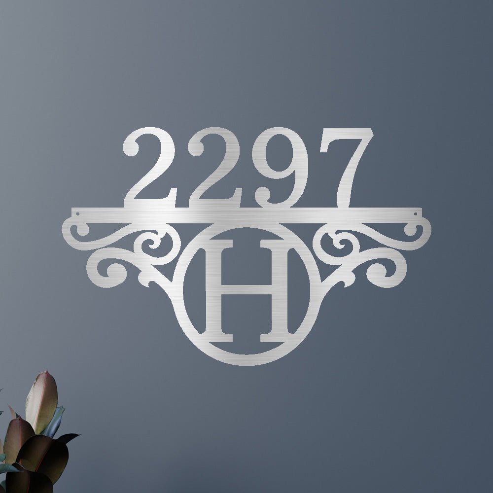 Custom Metal Wall Art - Personalized Address Sign