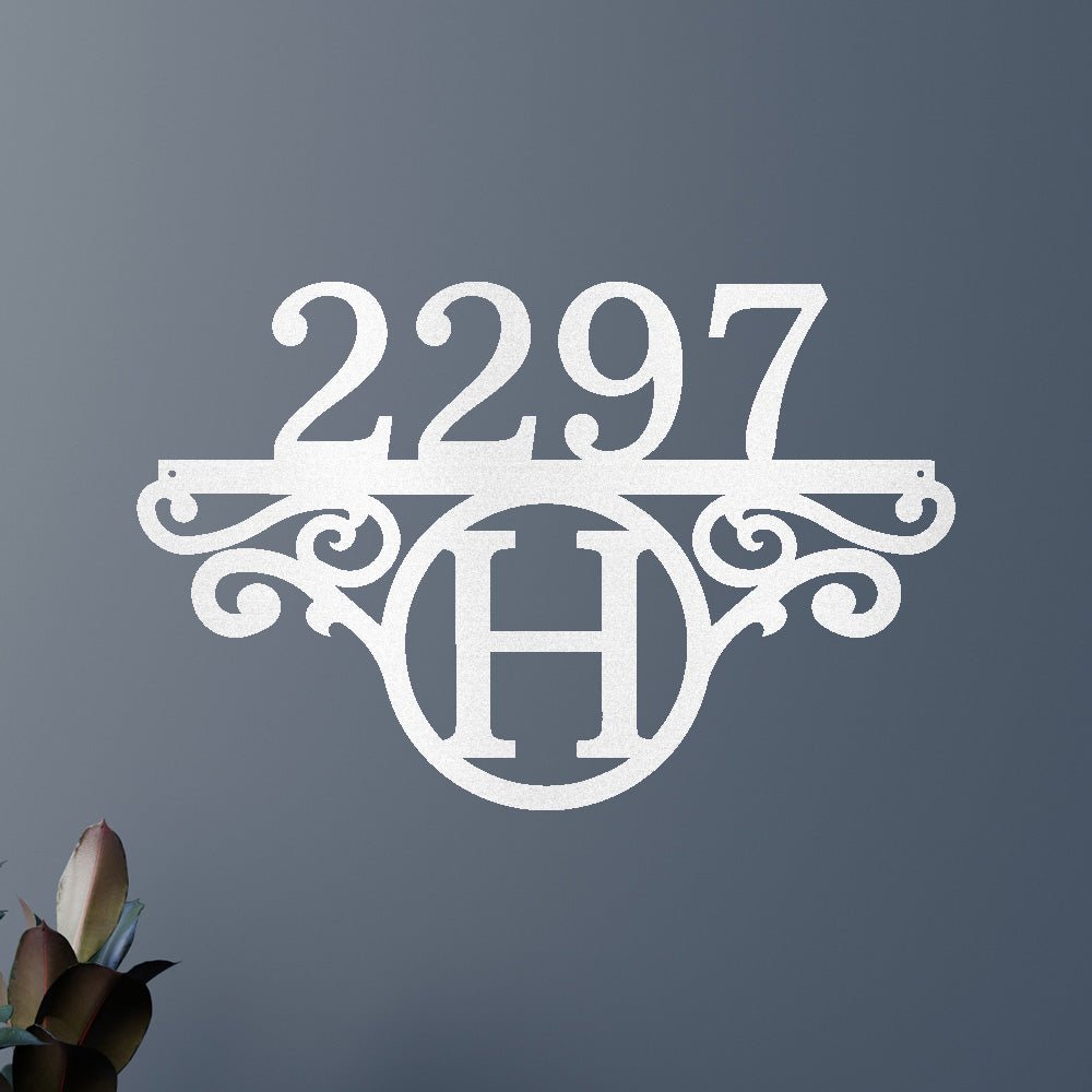 Custom Metal Wall Art - Personalized Address Sign