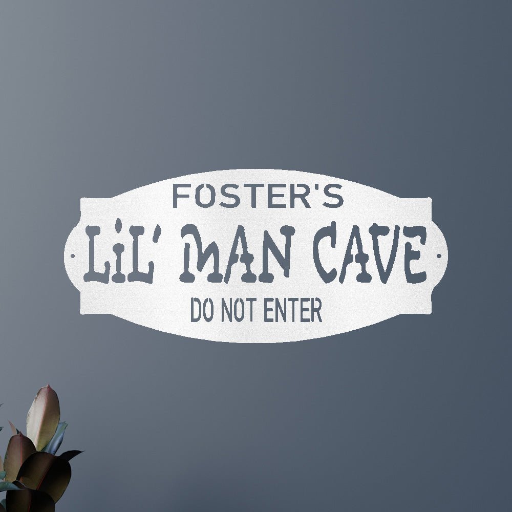 Custom Metal Sign - Personalized Boy's Bedroom Name Plaque