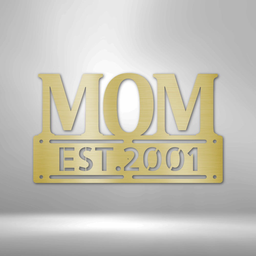 Custom Metal Wall Art - Personalized Mother's Day Name Sign