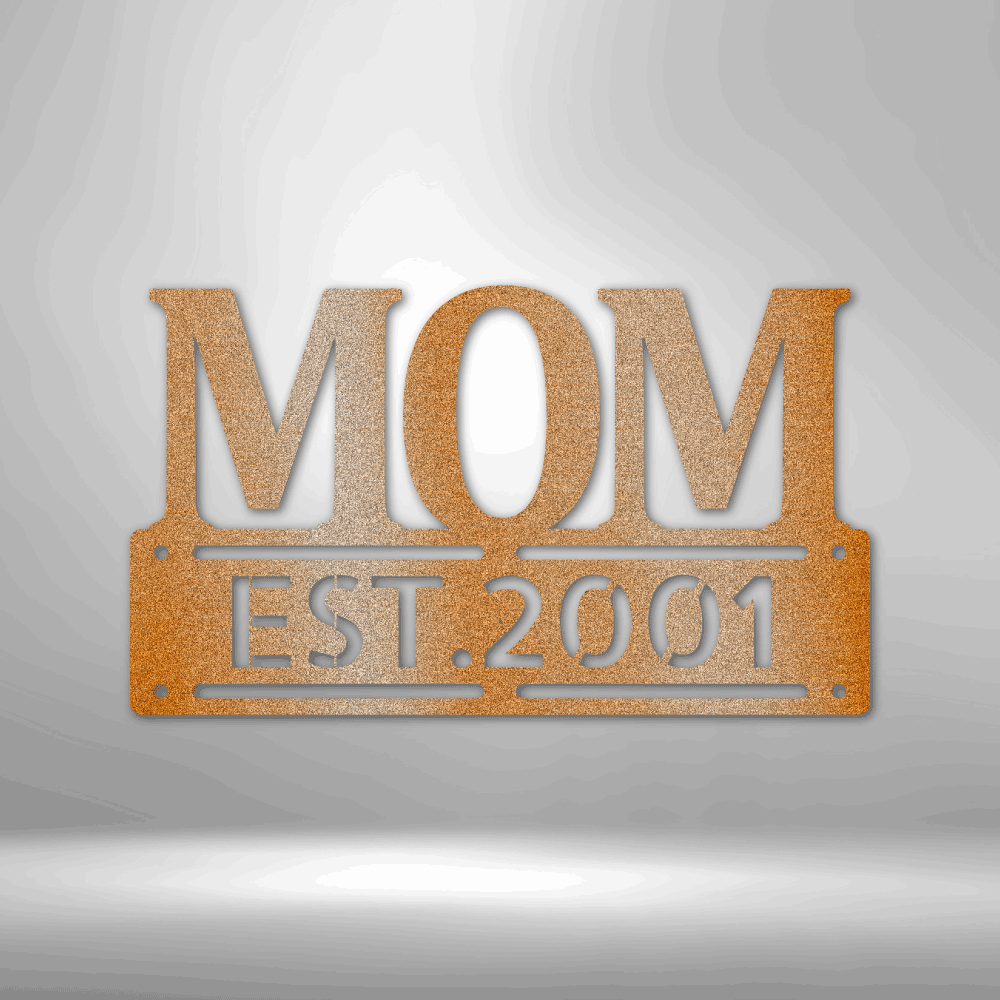 Custom Metal Wall Art - Personalized Mother's Day Name Sign