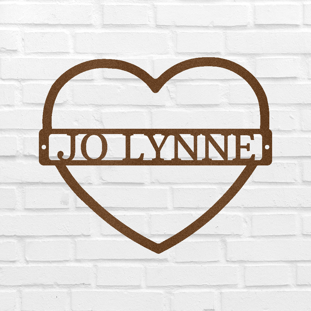 Custom Metal Wall Art - Personalized Mom Name Sign
