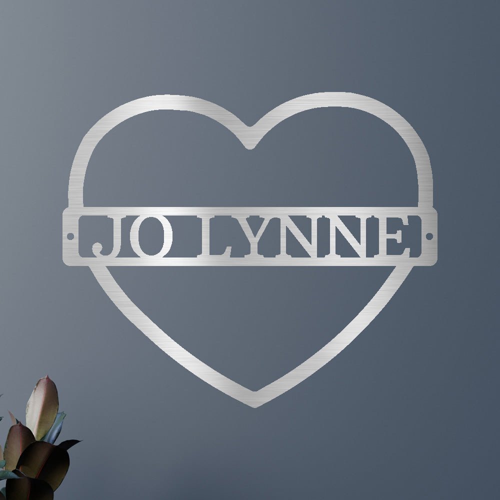 Custom Metal Wall Art - Personalized Mom Name Sign