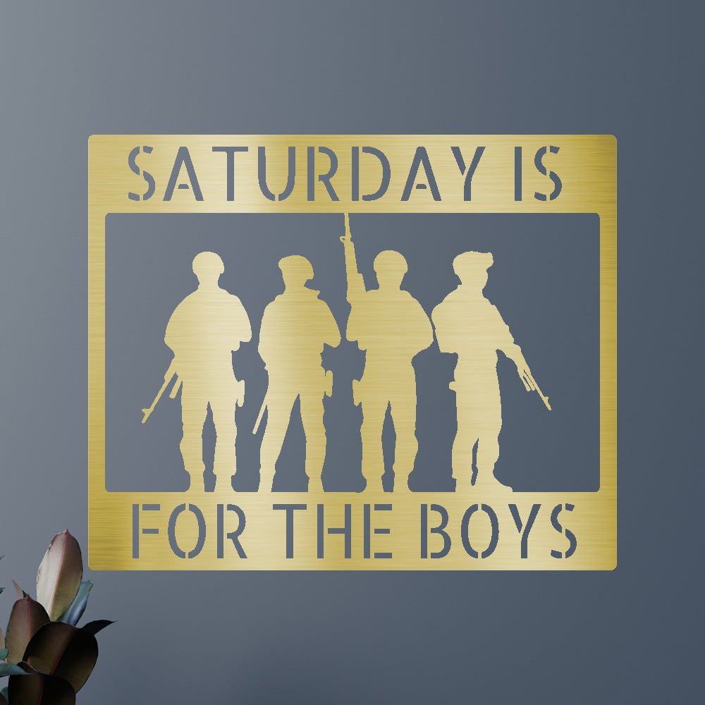 Custom Metal Wall Art - Personalized Soldier Name Sign