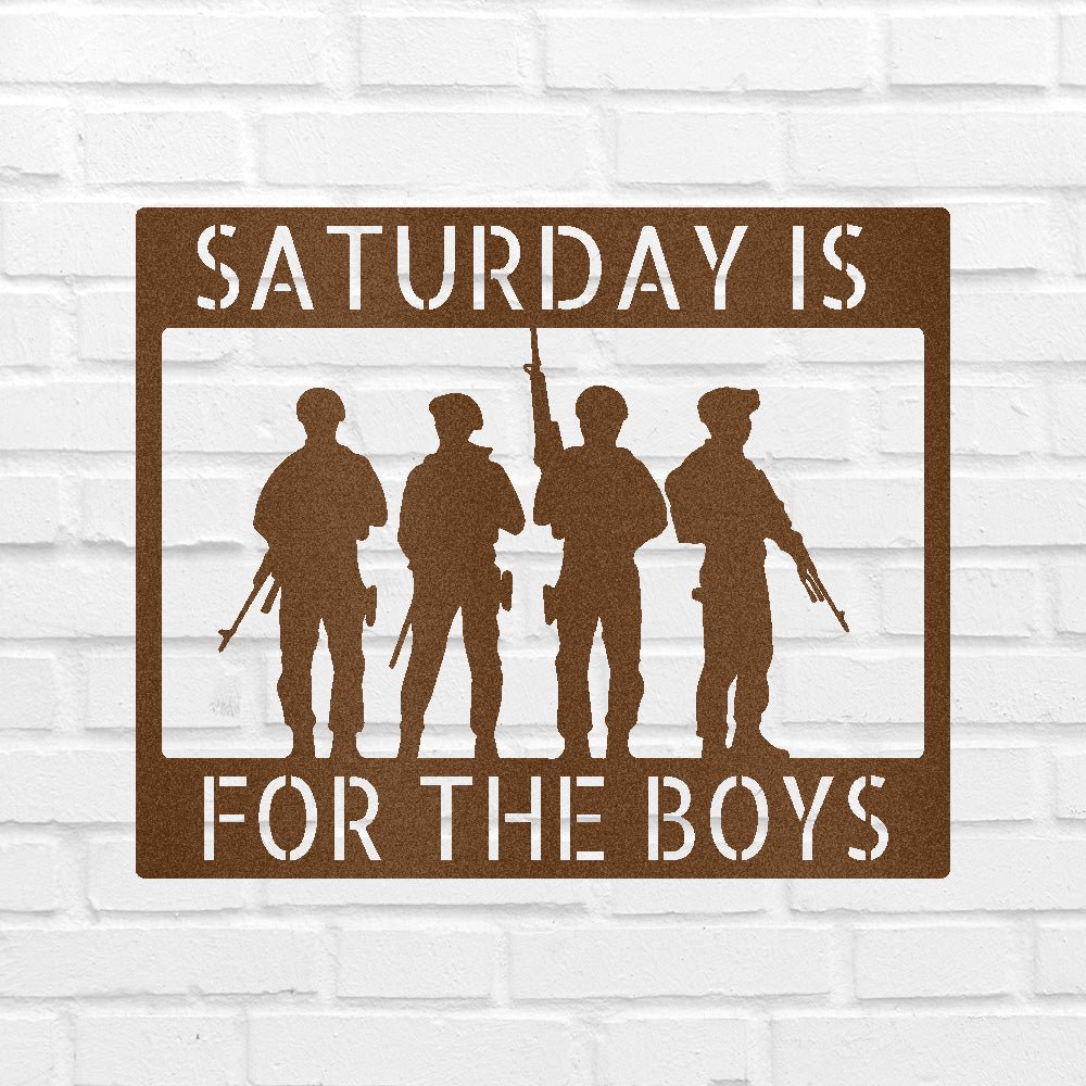 Custom Metal Wall Art - Personalized Soldier Name Sign