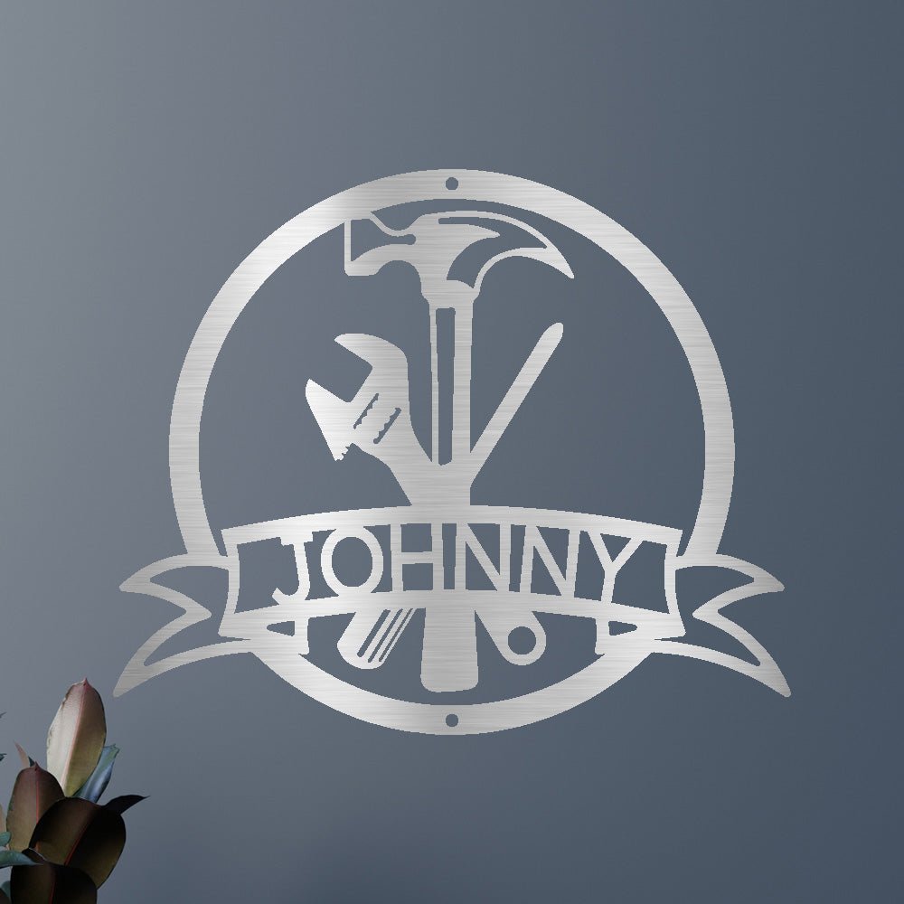 Custom Metal Wall Art - Personalized Tool Sign