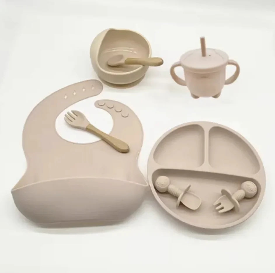 Silicone Baby Self-Feeding Set