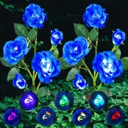 Luminous Solar Rose Lights